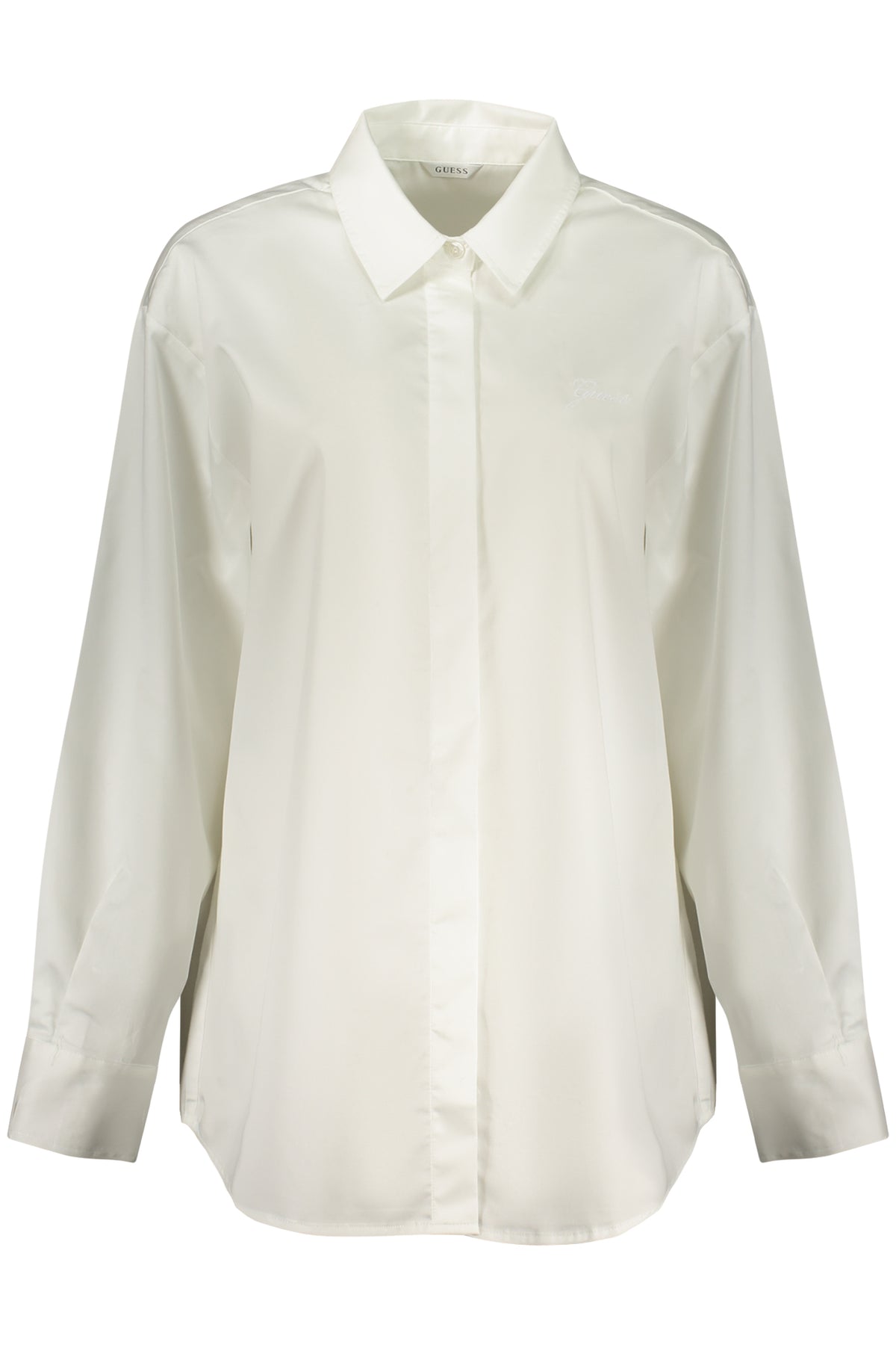 Guess Jeans Camicia Maniche Lunghe Donna Bianco