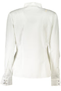 Guess Jeans Camicia Maniche Lunghe Donna Bianco