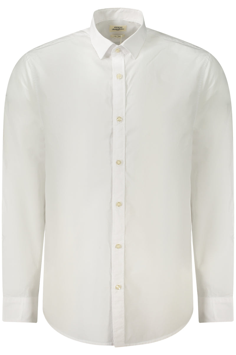 Guess Jeans Camicia Maniche Lunghe Uomo Bianco