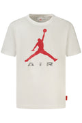 Jordan T-Shirt Maniche Corte Bambino Bianco