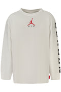 Jordan T-Shirt Maniche Lunghe Bambino Bianco
