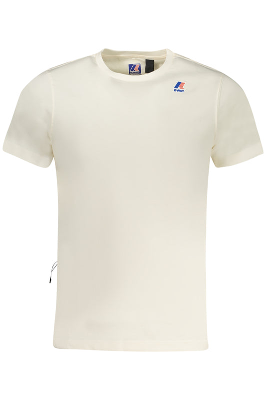 K-WAY T-SHIRT MANICHE CORTE UOMO BIANCO