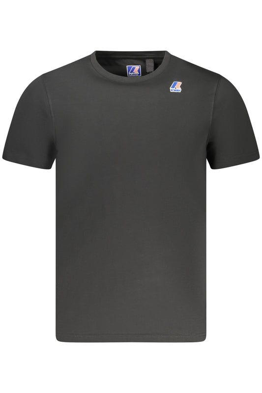 K-WAY T-SHIRT MANICHE CORTE UOMO NERO