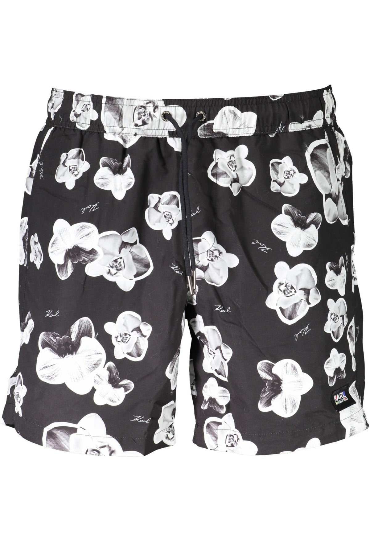 Karl Lagerfeld Beachwear Costume Parte Sotto Uomo Nero