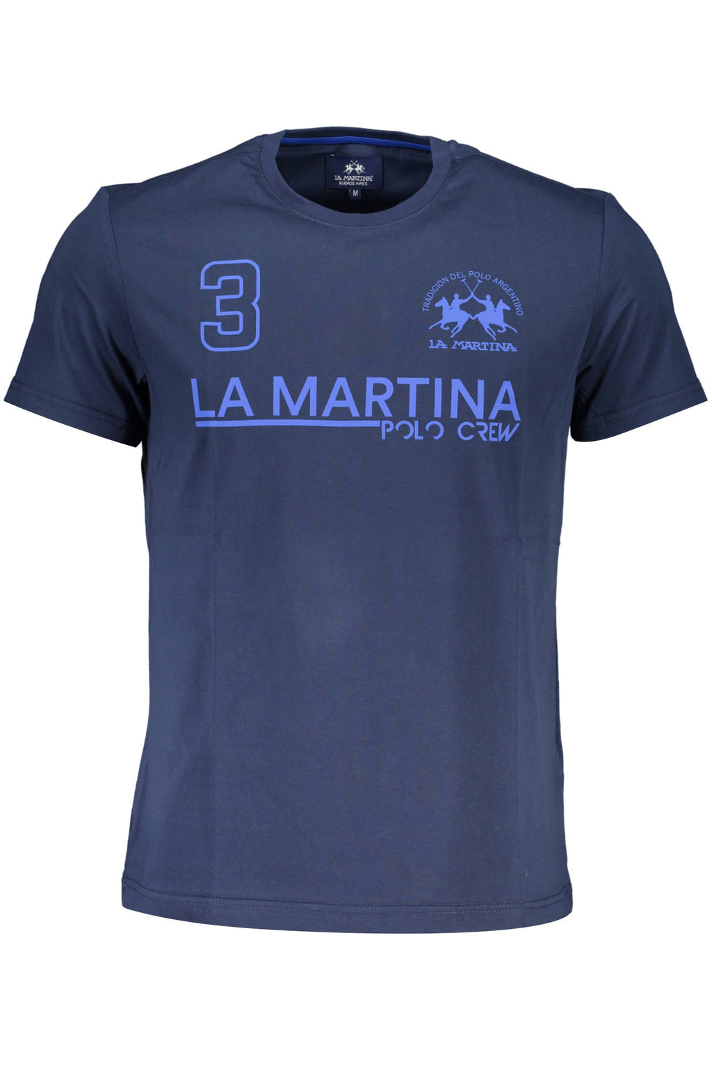 La Martina T-Shirt Maniche Lunghe Uomo Blu