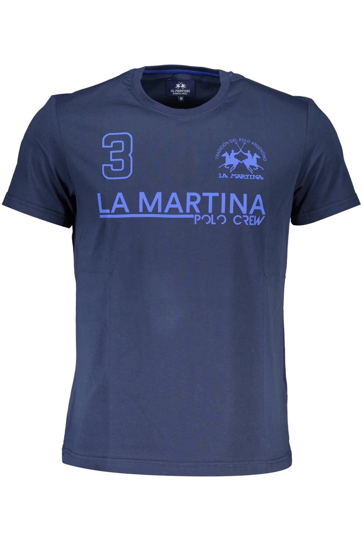 La Martina T-Shirt Maniche Lunghe Uomo Blu