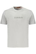 Napapijri T-Shirt Maniche Corte Uomo Grigio
