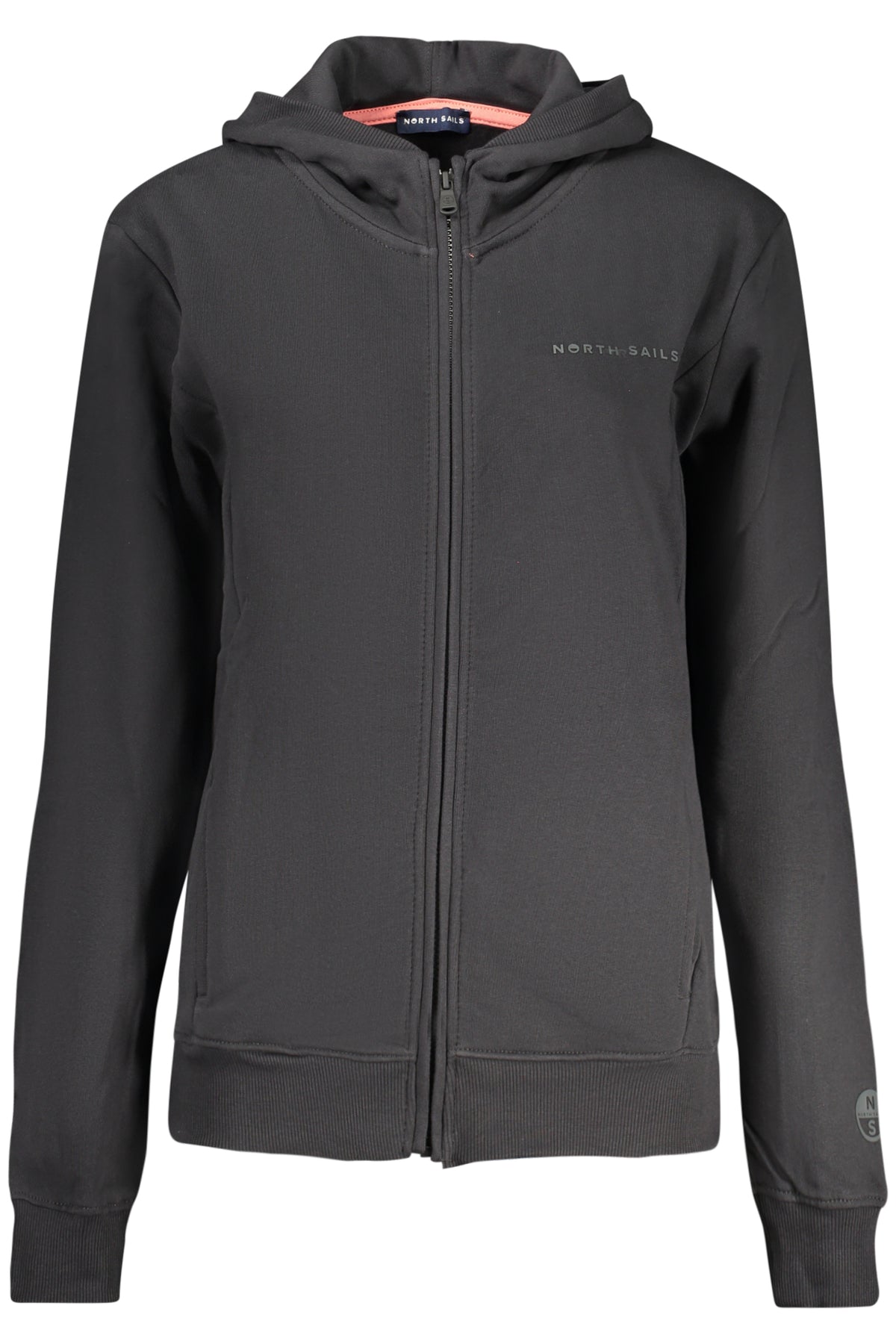 North Sails Felpa Con Zip Donna Nero