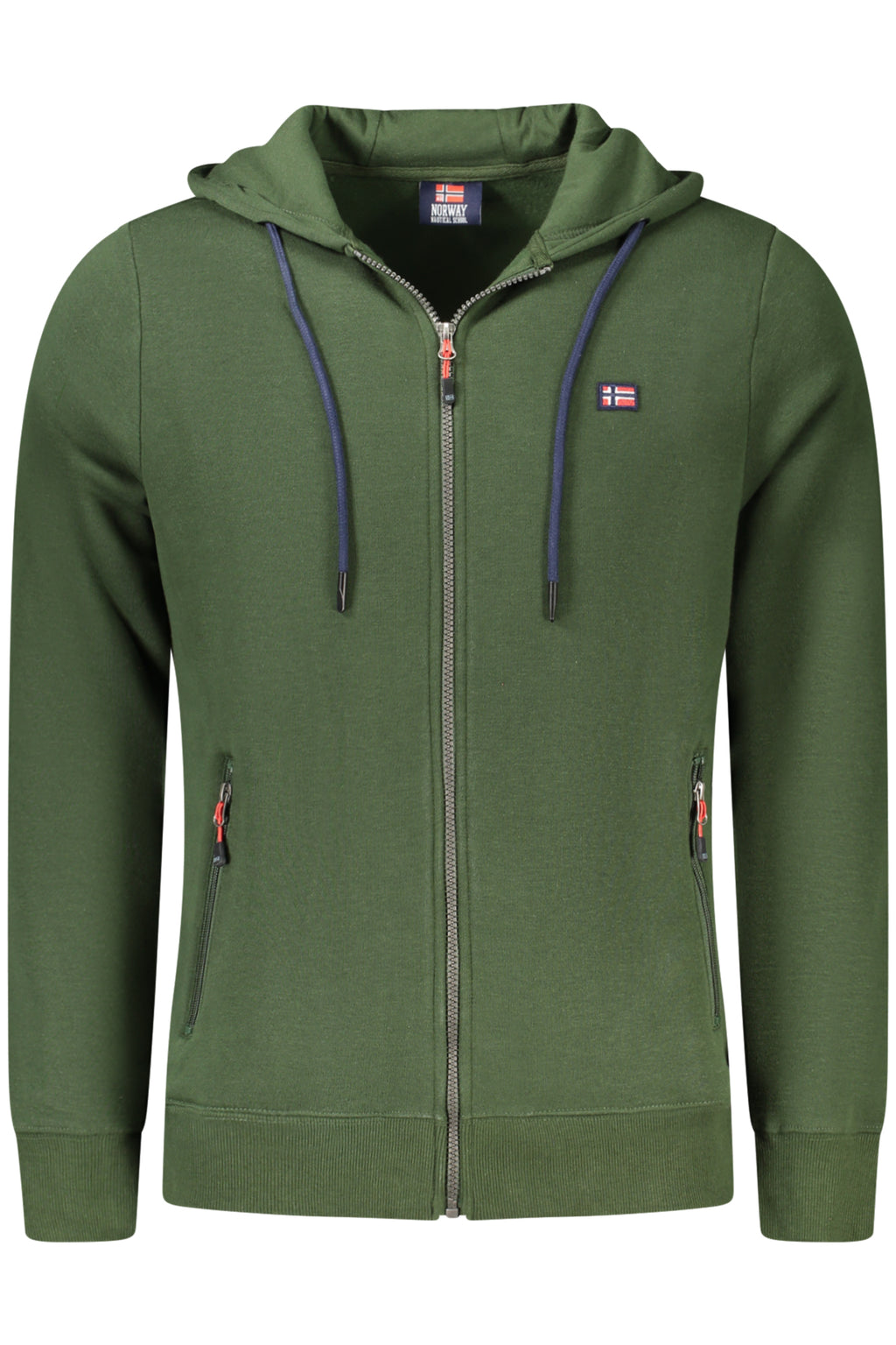Norway 1963 Felpa Con Zip Uomo Verde
