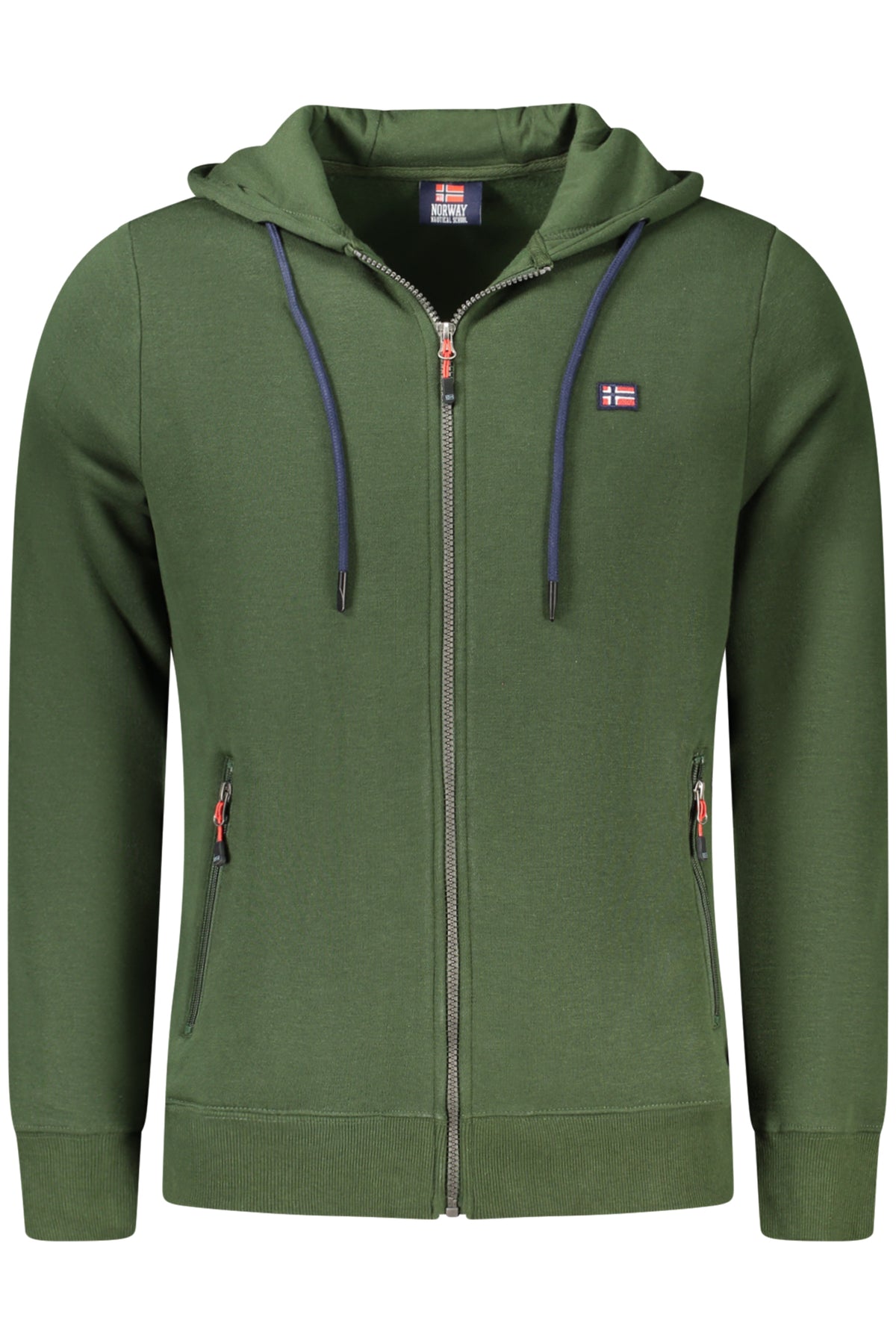 Norway 1963 Felpa Con Zip Uomo Verde