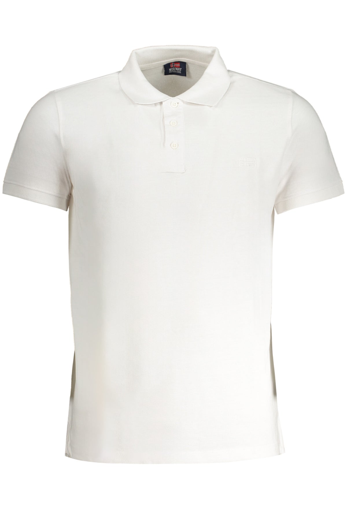 Norway 1963 Polo Maniche Corte Uomo Bianco