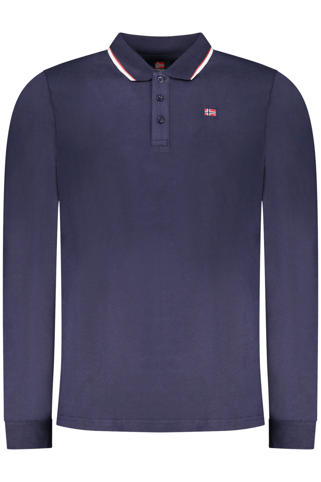 Norway 1963 Polo Maniche Lunghe Uomo Blu
