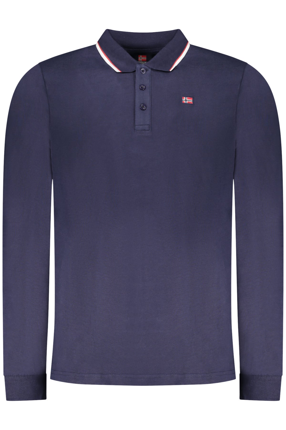 Norway 1963 Polo Maniche Lunghe Uomo Blu
