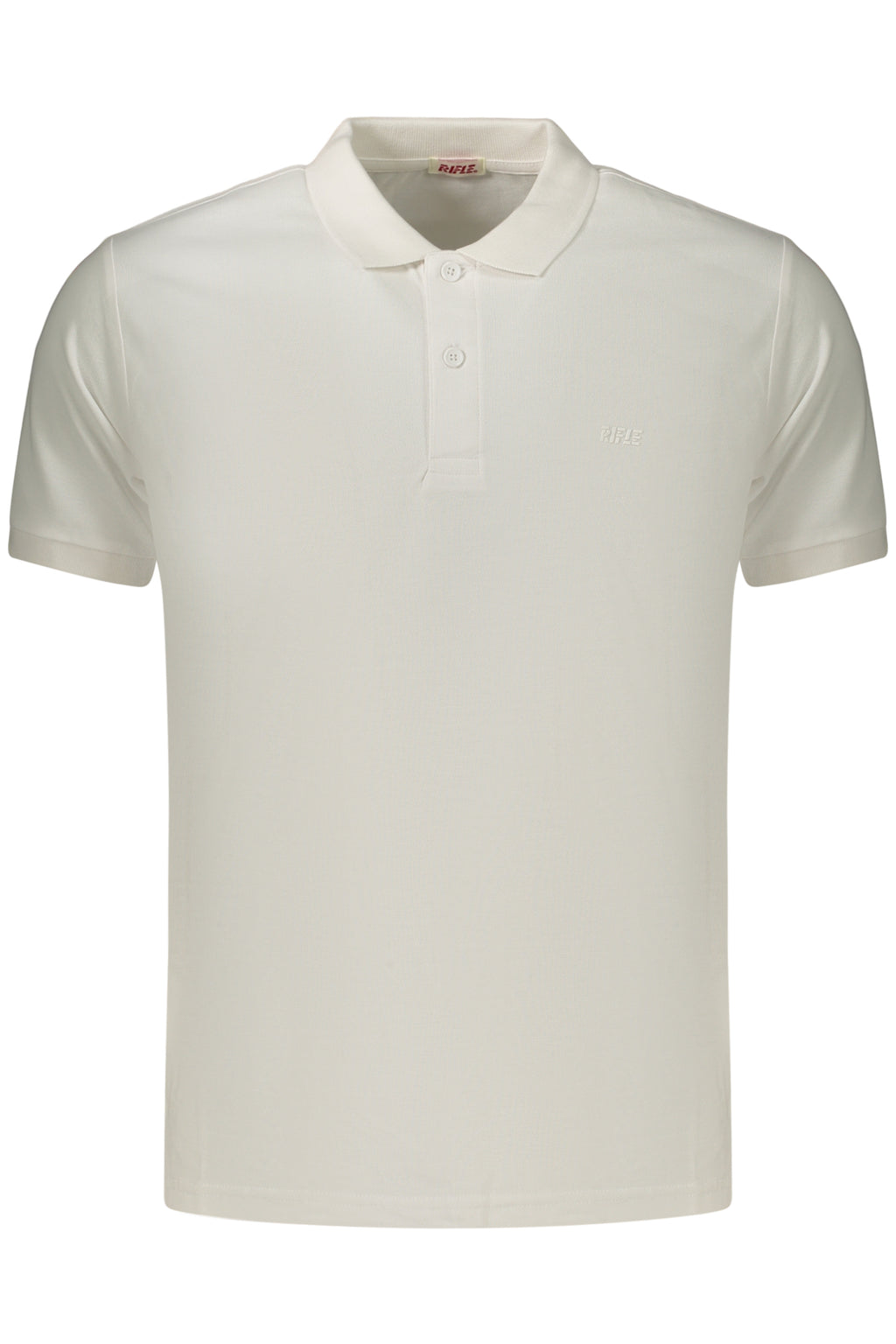Rifle Polo Maniche Corte Uomo Bianco
