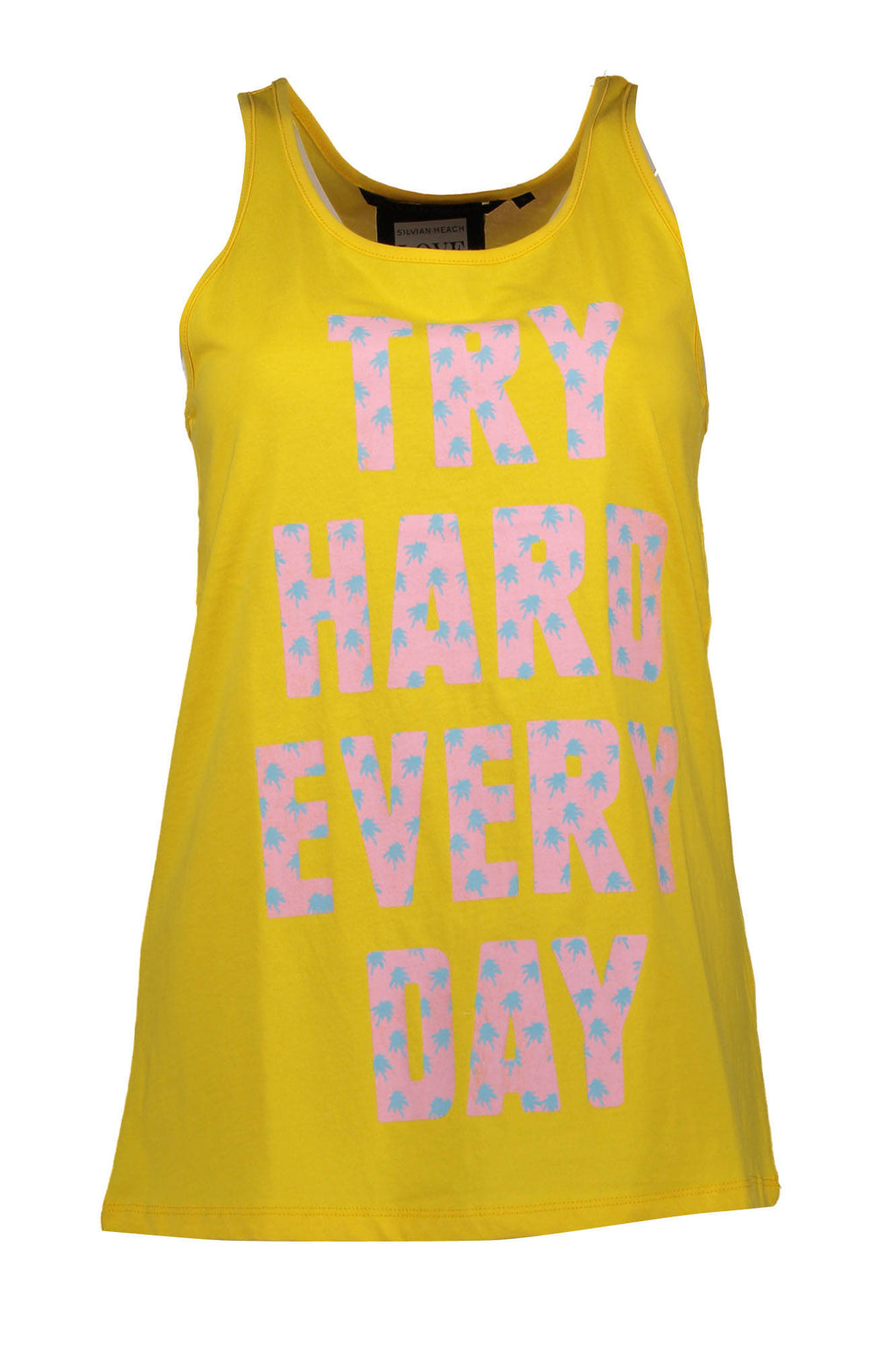 Silvian Heach Canotta Americana Donna Giallo