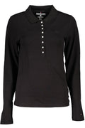 Tommy Hilfiger Polo Maniche Lunghe Donna Nero
