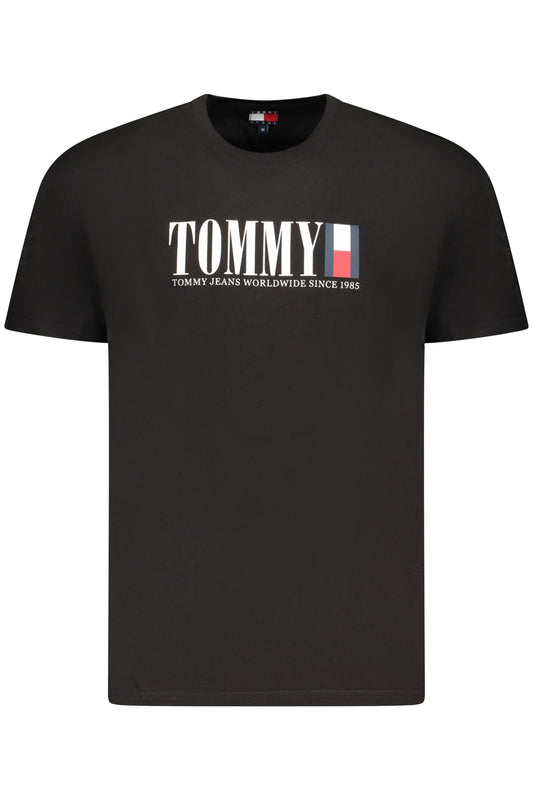 TOMMY HILFIGER T-SHIRT MANICHE CORTE UOMO NERO