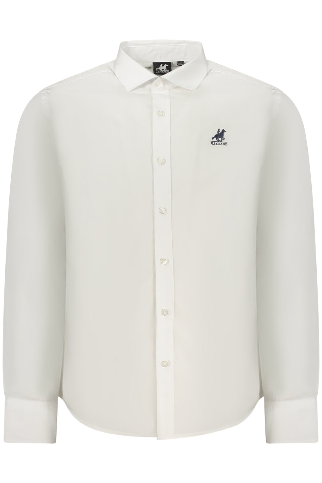 U.S. Grand Camicia Maniche Lunghe Uomo Bianco