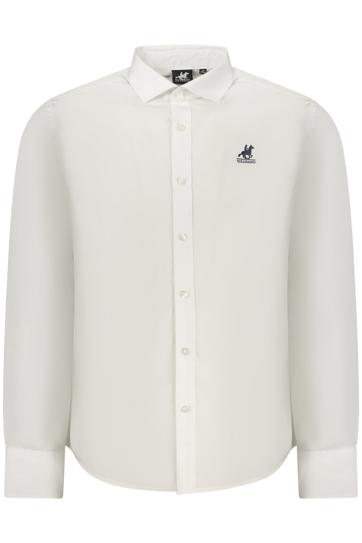 U.S. Grand Camicia Maniche Lunghe Uomo Bianco