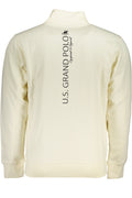 U.S. Grand Felpa Con Zip Uomo Bianco