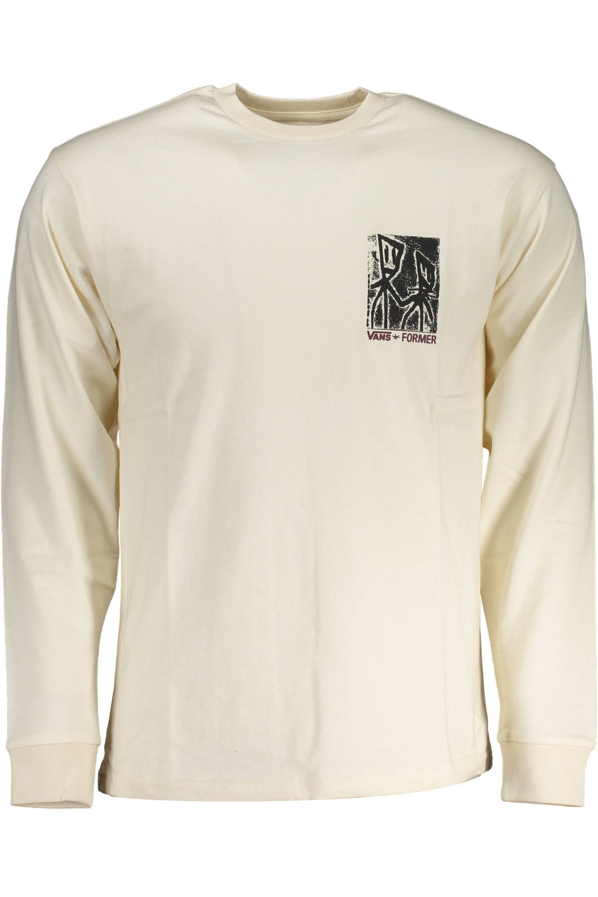 Vans T-Shirt Maniche Lunghe Uomo Bianco